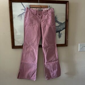 Old Navy Pink Ultra Low Waist Pants